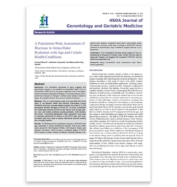 A Population-Wide Assessment of Decrease in Intracellular Hydration with Age and Certain Health Conditions thumbnail